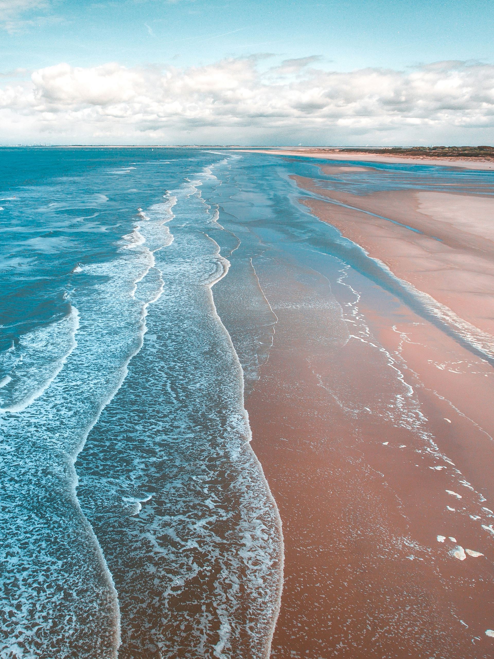 beach with waves